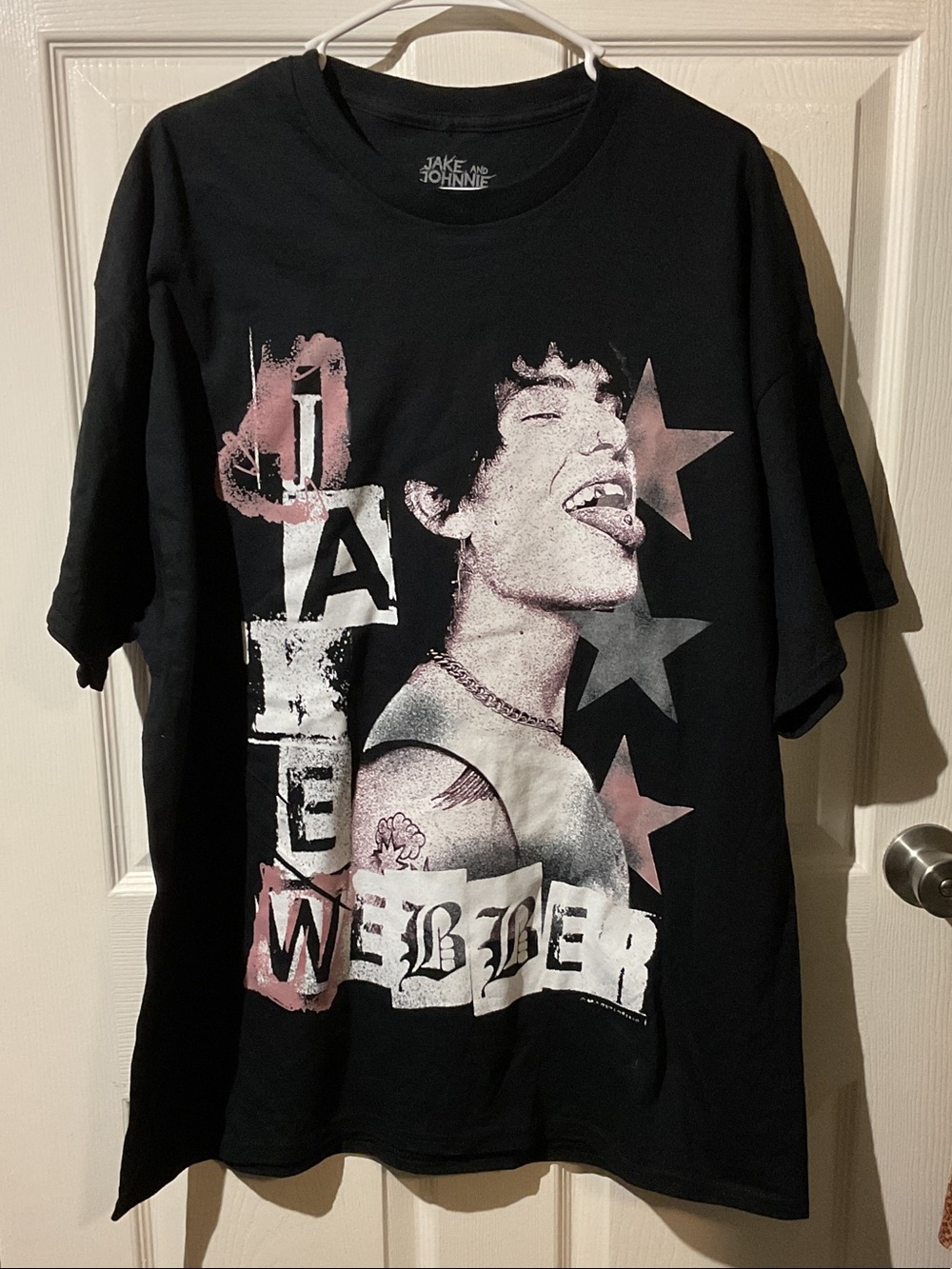Jake and Johnnie Black Graphic Tee